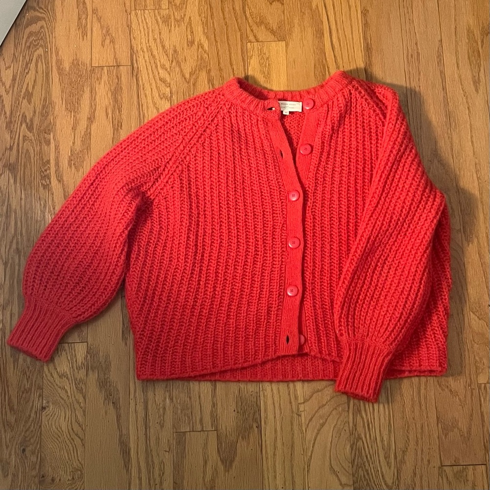 Cozy Red Knit Sweater